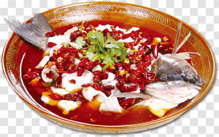 Shuizhu Sichuan Cuisine Fish Slice Fried - Chili Pepper - Boiled Transparent PNG
