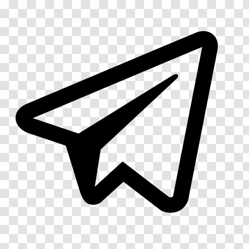 Telegram Desktop Wallpaper - Black And White - Logo Icon Transparent PNG