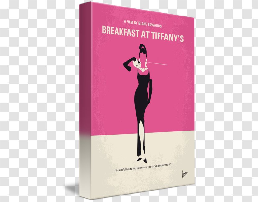 Paul Varjak Film Poster Canvas Print - Breakfast At Tiffany's Transparent PNG