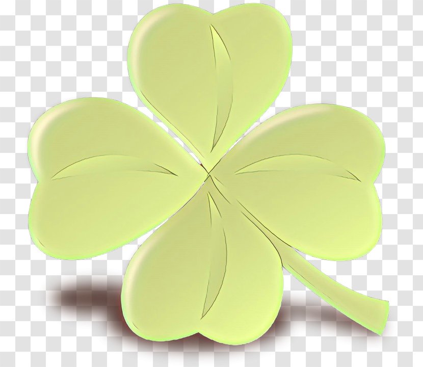 Green Leaf Background - Clover - Flower Heart Transparent PNG