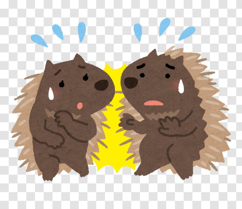 Hedgehog's Dilemma Porcupine Illustration Japan - Hatena - Hedgehog Transparent PNG
