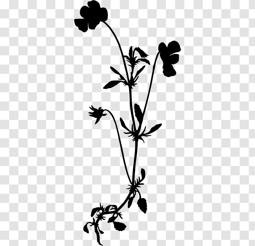 Wildflower Drawing Silhouette Clip Art - Tree Transparent PNG