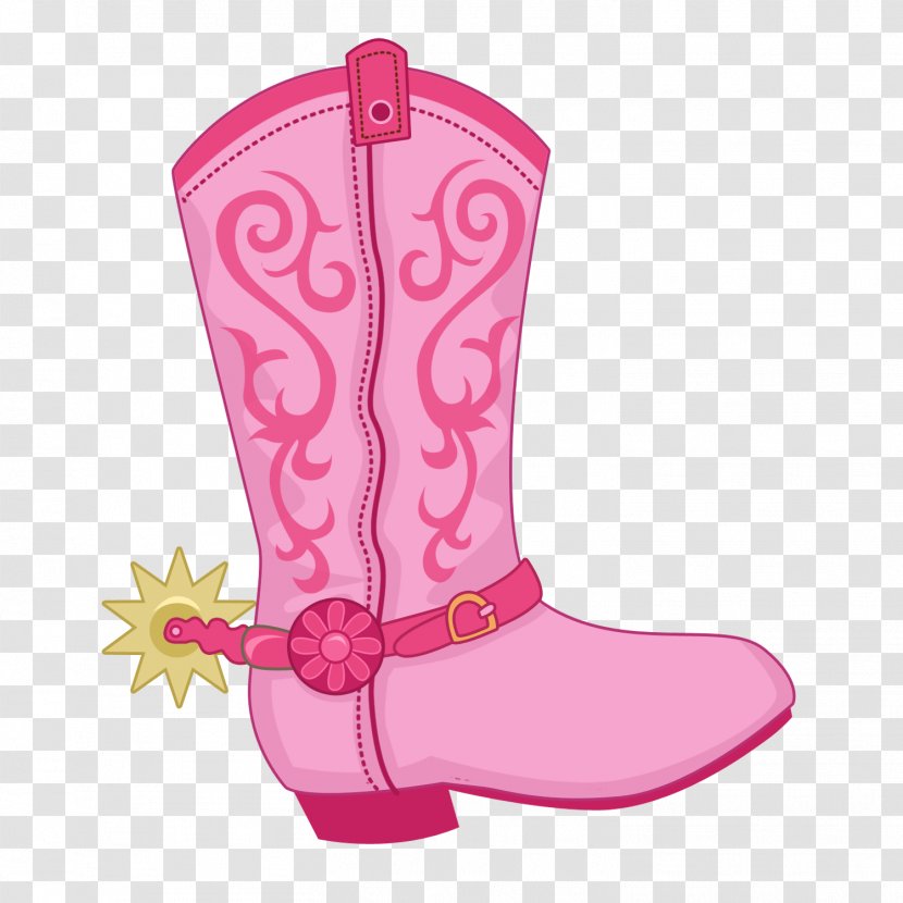 Cowboy Boot Hat 'n' Boots Clip Art - N - And Flowers Transparent PNG