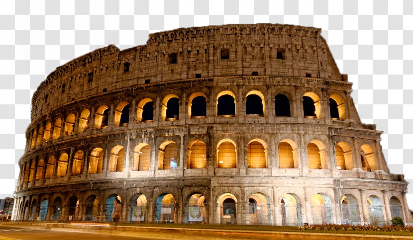 Colosseum Great Fire Of Rome Ancient Landmark - Gladiator Transparent PNG