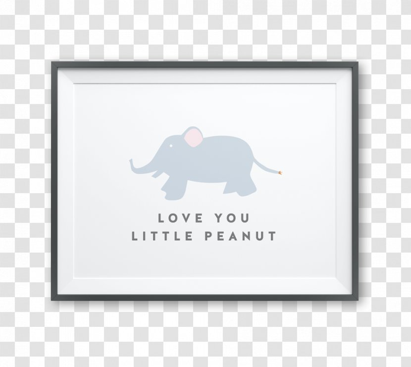 Indian Elephant Rectangle Brand Font - Elephantidae - India Transparent PNG
