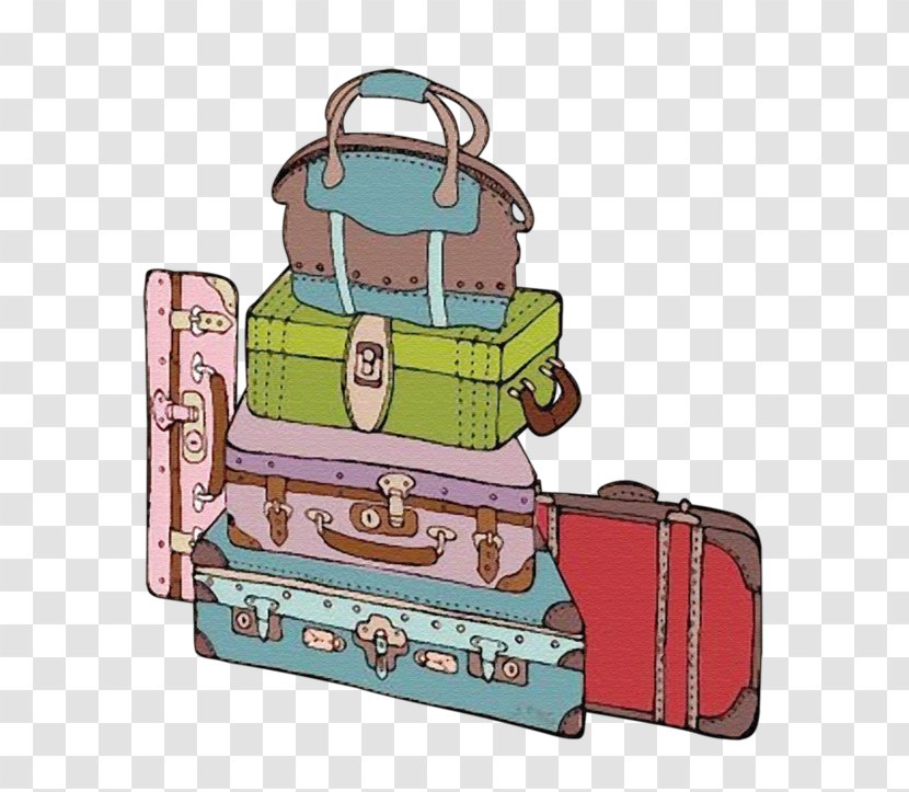 Product Design Baggage - Bag - Old Suitcase Transparent PNG