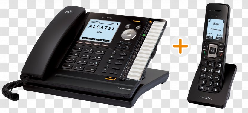 Alcatel Mobile Telephone VoIP Phone Temporis IP15 Voice Over IP - Digital Enhanced Cordless Telecommunications - Home Transparent PNG