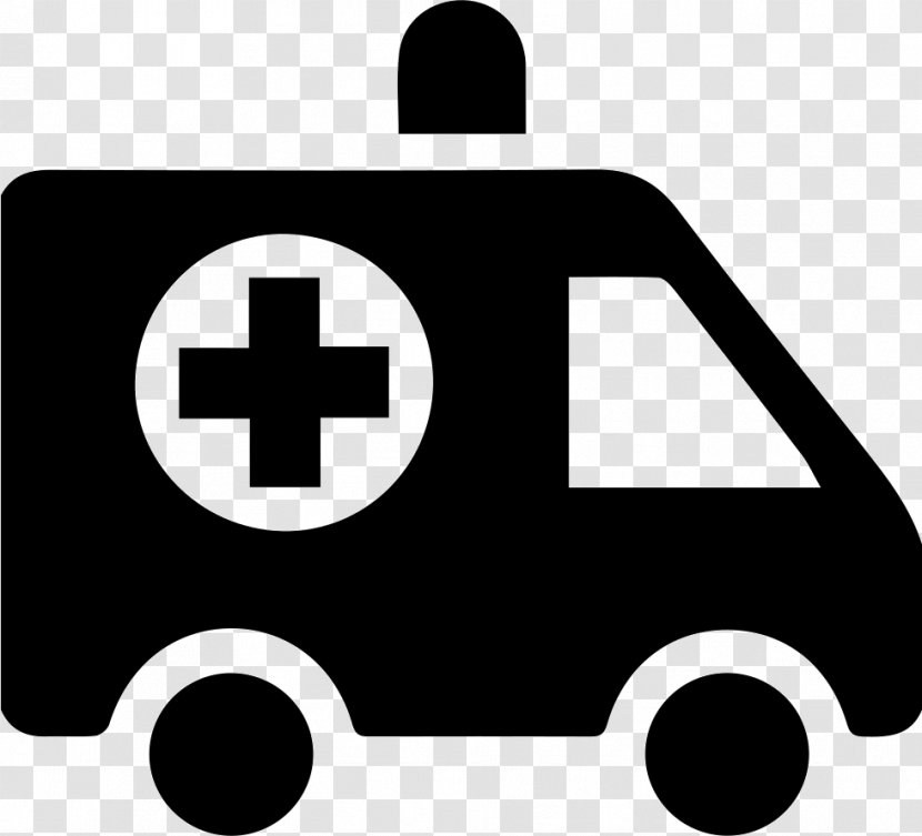 Ambulance Clip Art Emergency Medical Services - Black And White Transparent PNG