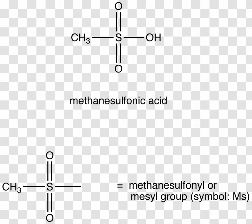 Methanesulfonic Acid Conjugate Base Transparent PNG