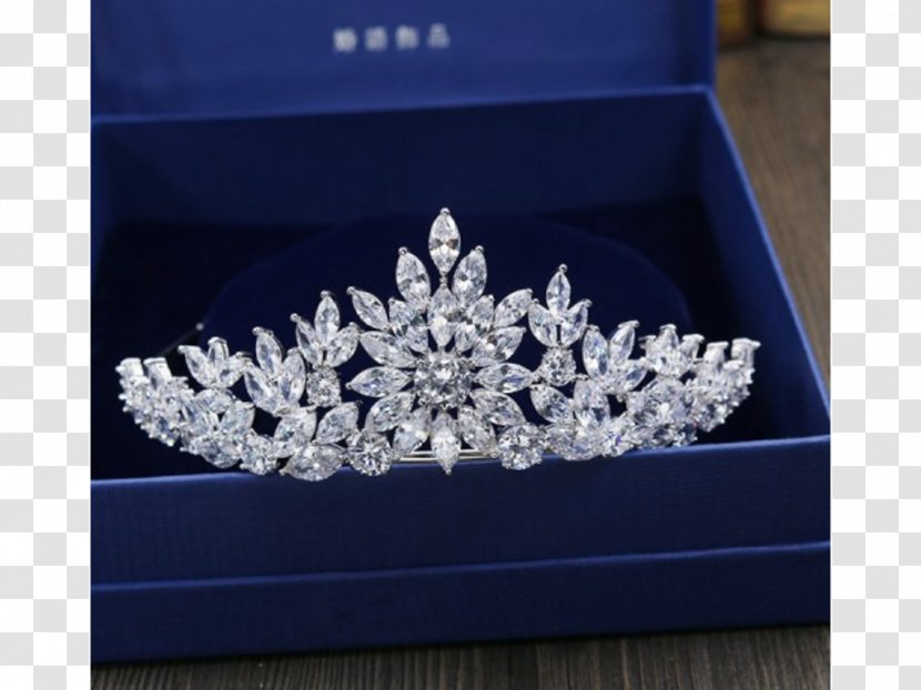 Headpiece Earring Crown Tiara Bride - Clothing Accessories Transparent PNG