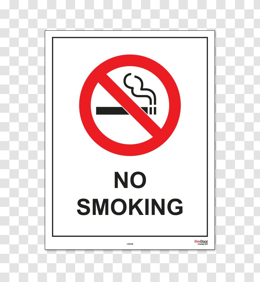 Australia Smoking Ban Sign Safety - Symbol - No Transparent PNG