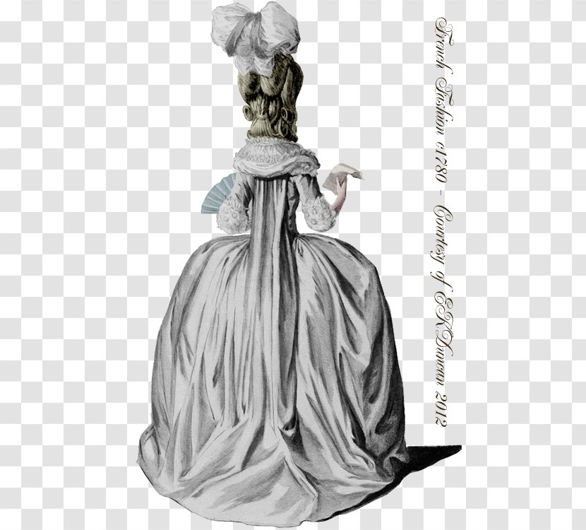 18th Century Galerie Des Modes Et Costumes Français Fashion Plate Rococo - Baroque Transparent PNG