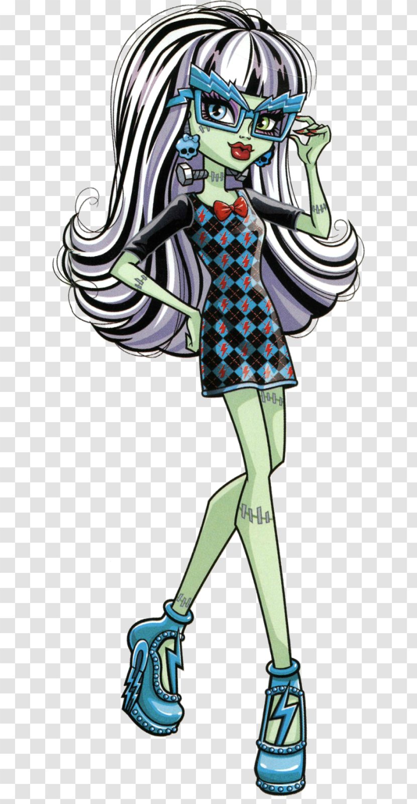Frankie Stein Monster High Basic Doll Ever After - Flower Transparent PNG