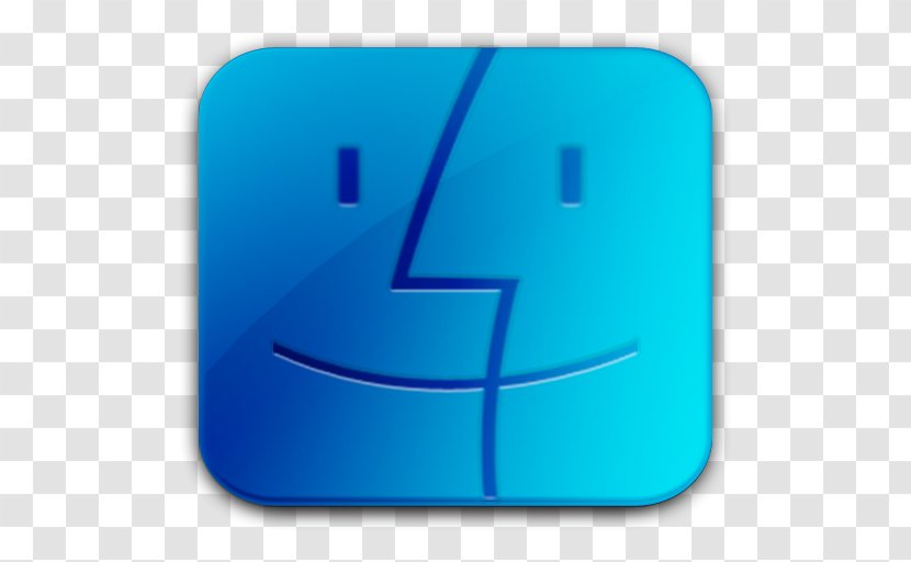Blue Directory Symbol - Electric - Toolbar Transparent PNG