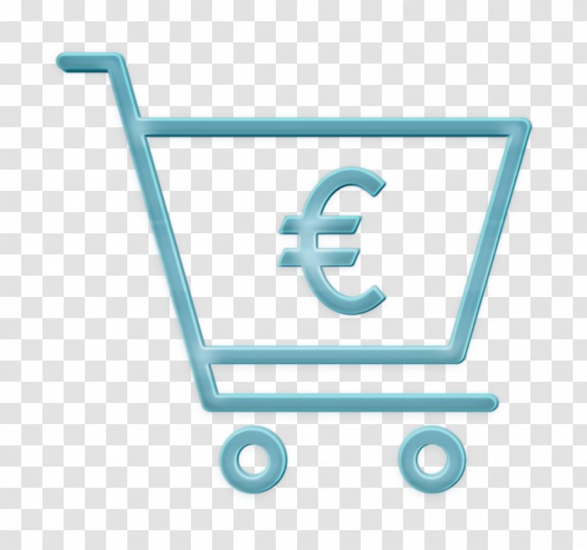 Cart Icon Currency Euro - Money - Vehicle Symbol Transparent PNG