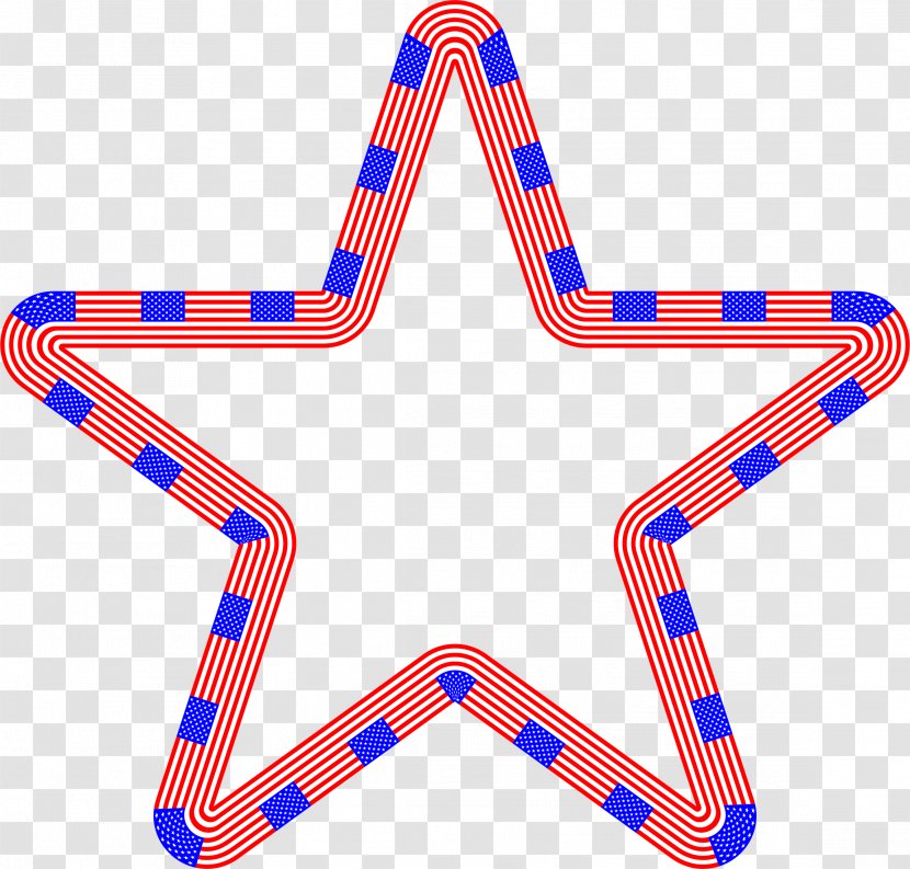 Flag Of The United States Clip Art - Star Polygons In And Culture - Colorful Geometric Stripes Shading Transparent PNG