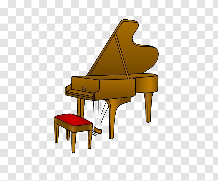 Piano Musical Keyboard Clip Art - Instrument - Vintage Transparent PNG