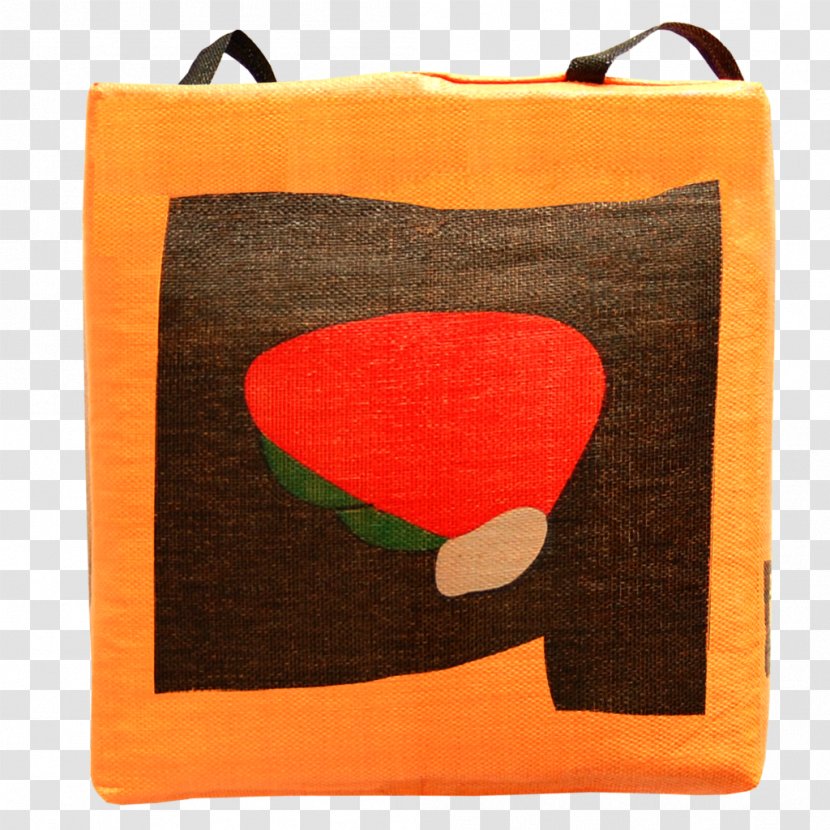 Handbag Textile - Orange - Target Point Transparent PNG