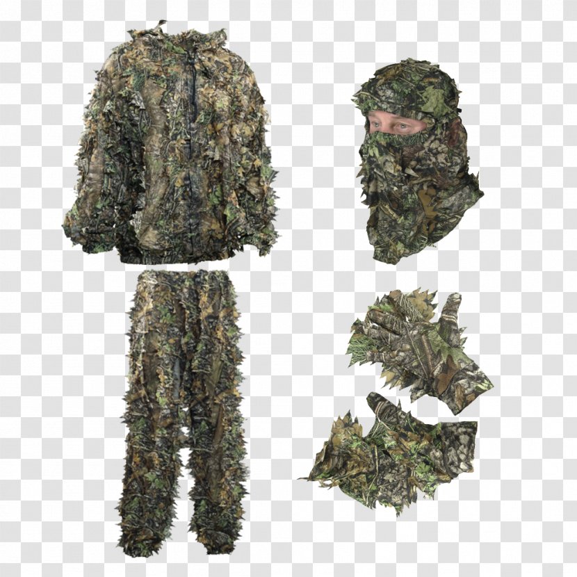 Ghillie Suits Military Camouflage Jacket Clothing - Pants - Deer Hunter Transparent PNG