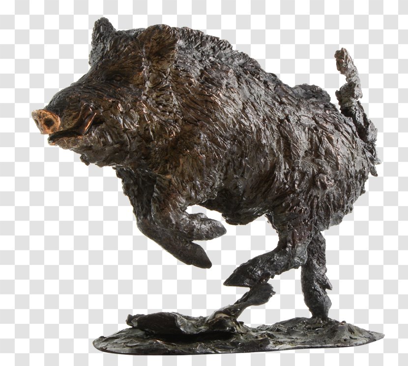 Bronze Sculpture Art Wild Boar - Exclusiv Das Starmagazin - Metal Transparent PNG