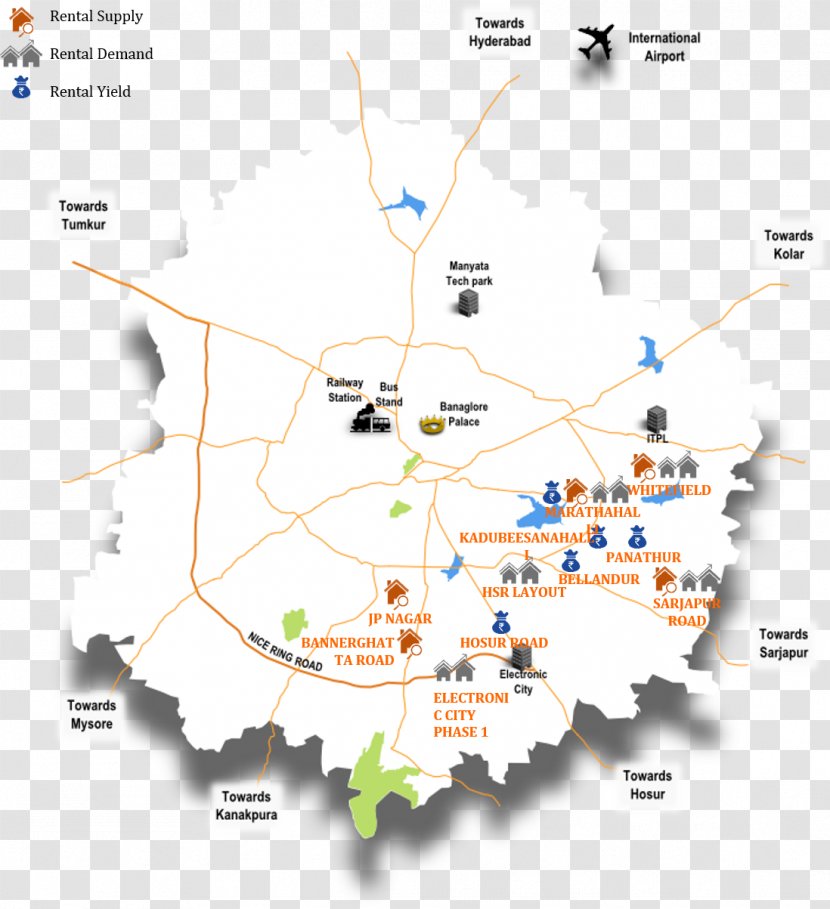 Real Estate Economics Trends Commonfloor Renting - Map - Apartment Transparent PNG