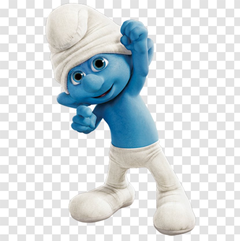 Hefty Smurf Brainy Gutsy Clumsy Papa - Baby Transparent PNG