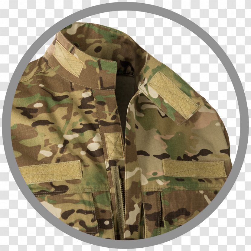 MultiCam Military Camouflage Shirt Pocket Pants - Zipper Transparent PNG