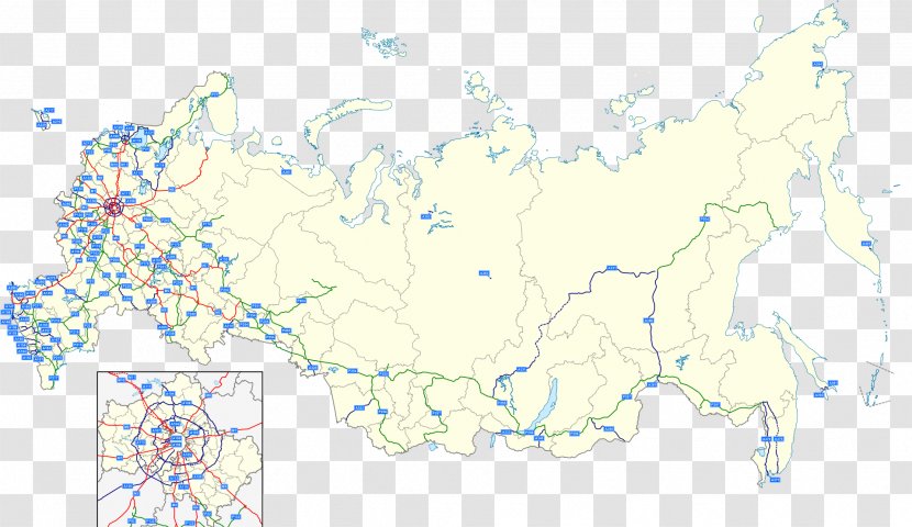 Russian Federal Highways Controlled-access Highway Road - Russia Transparent PNG