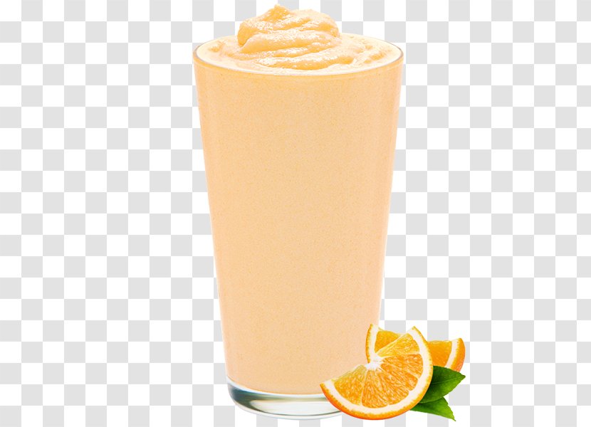Orange Juice Milkshake Drink Non-alcoholic Health Shake - Smoothie - Vanilla Cream Transparent PNG