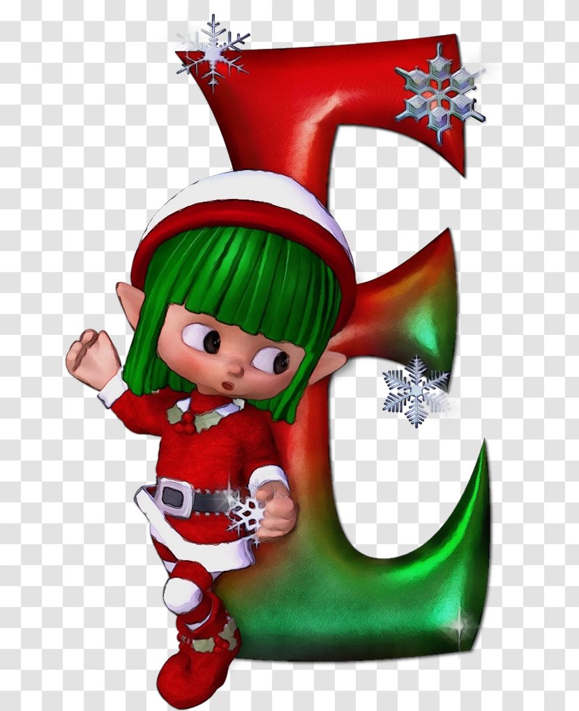 Christmas Elf - Paint Transparent PNG