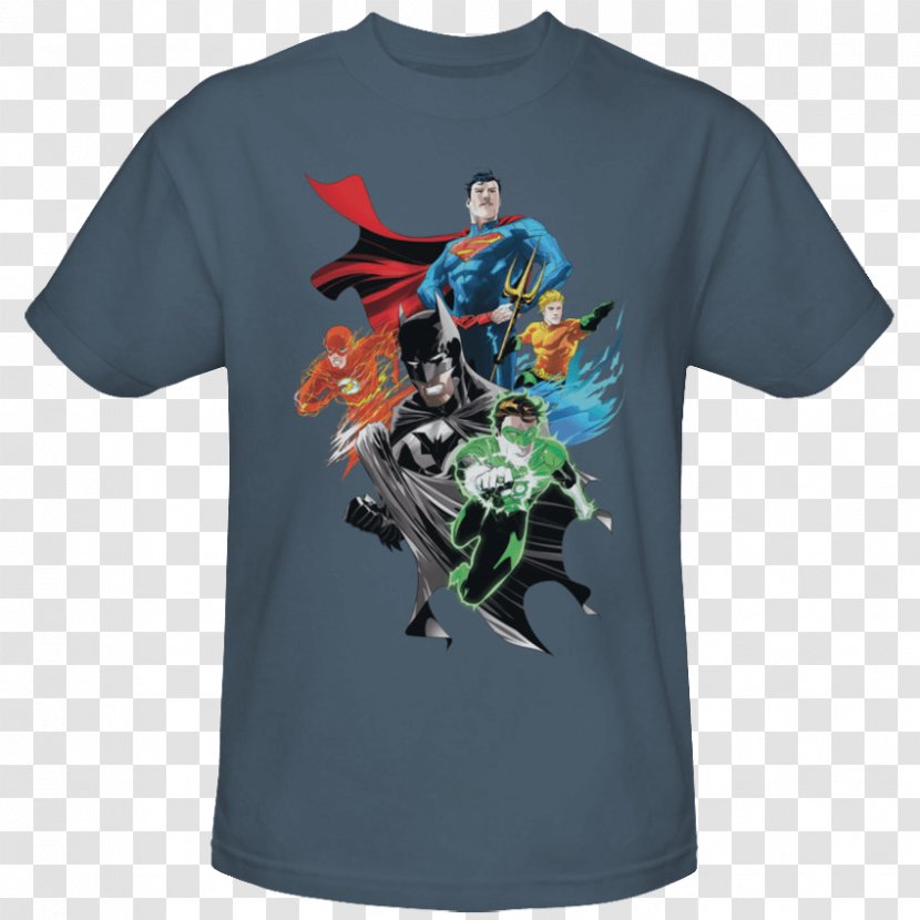 T-shirt Batman Superman Flash Cyborg - Fictional Character Transparent PNG