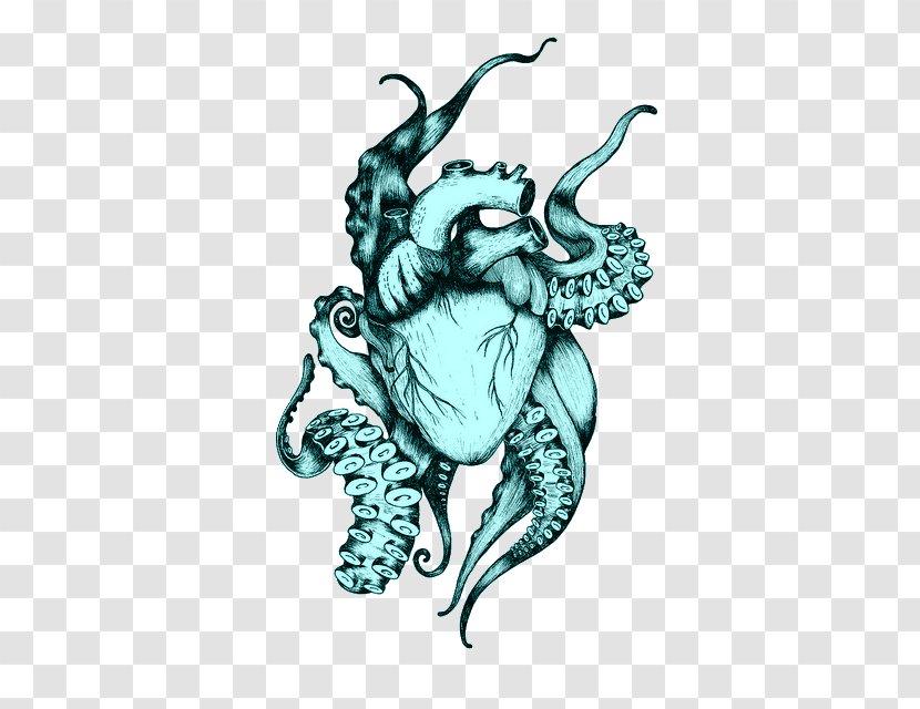 Octopus Tattoo Artist Flash Idea - Body Piercing Transparent PNG