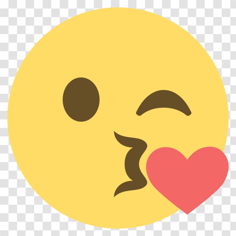 Emoji Kiss Smiley Text Messaging - Emoticon Transparent PNG