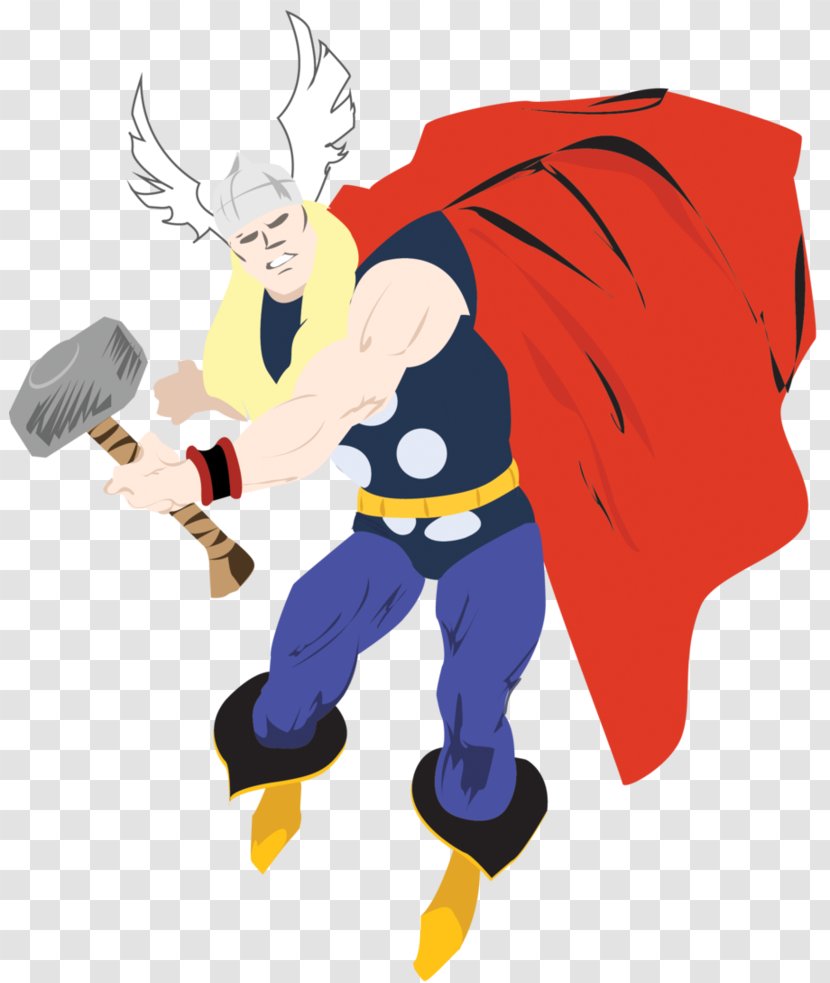 Clip Art Vertebrate Illustration Superhero Product - Thor Transparent PNG