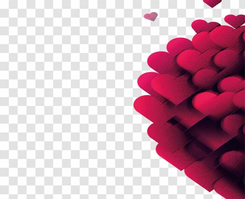 Red Heart Desktop Wallpaper Valentine's Day - Tanabata Transparent PNG