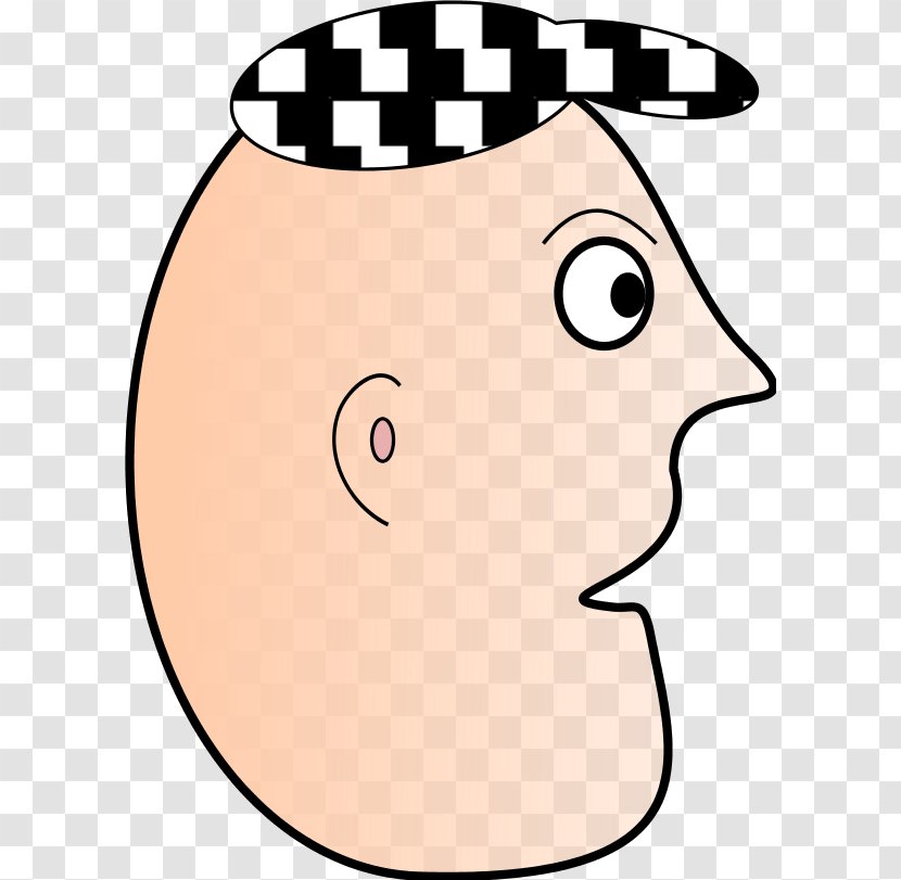 Cartoon Drawing Face Clip Art - Woman - Chef Hat Clipart Transparent PNG