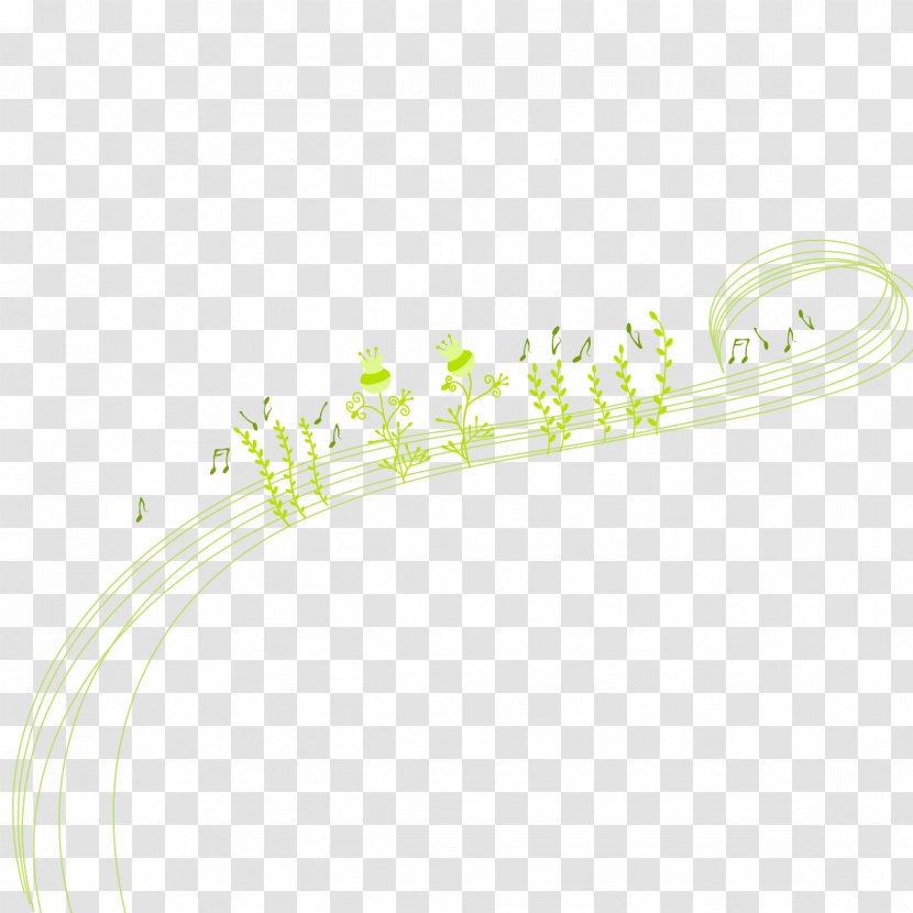 Green Pattern - Silhouette - Line Notes Transparent PNG