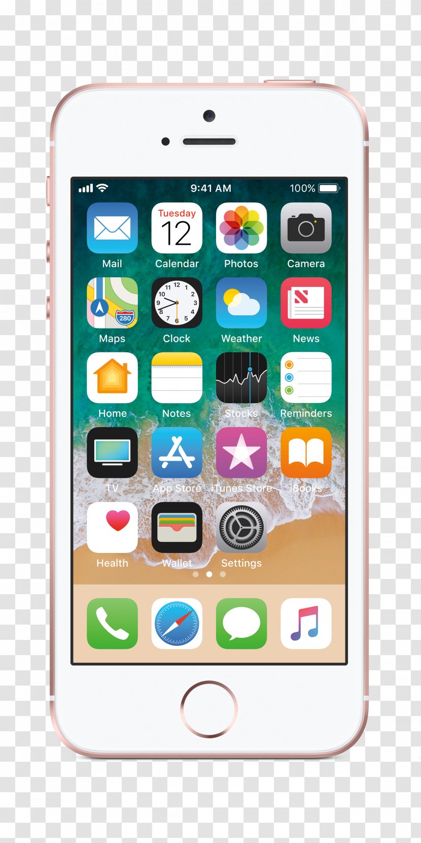 Apple IPhone 7 Plus SE 6S LTE - Lte - Rose Transparent PNG