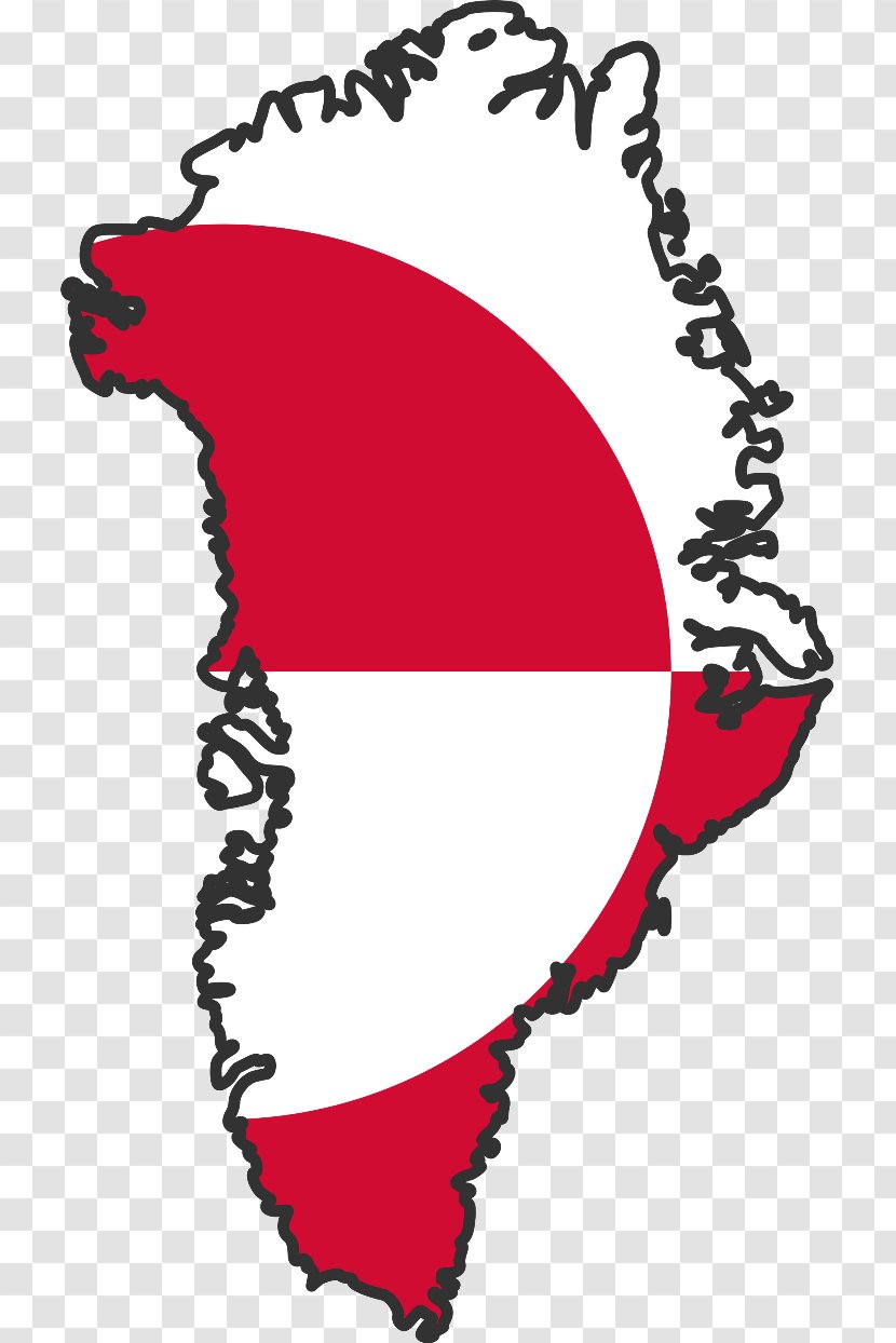 Flag Of Greenland Map Clip Art - Love - Singapore Sling Transparent PNG