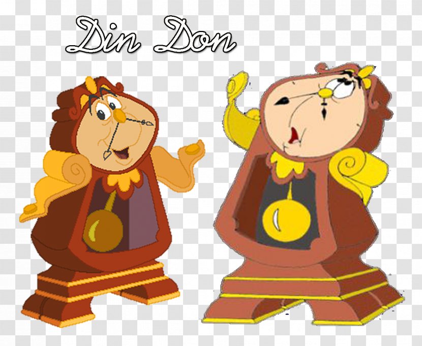 Beauty And The Beast Belle Cogsworth Clip Art - Mammal - Dindon Transparent PNG