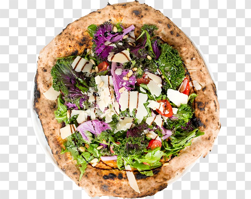 Pizza Vegetarian Cuisine Italian Mediterranean European - Tostada - Pine Nuts Transparent PNG
