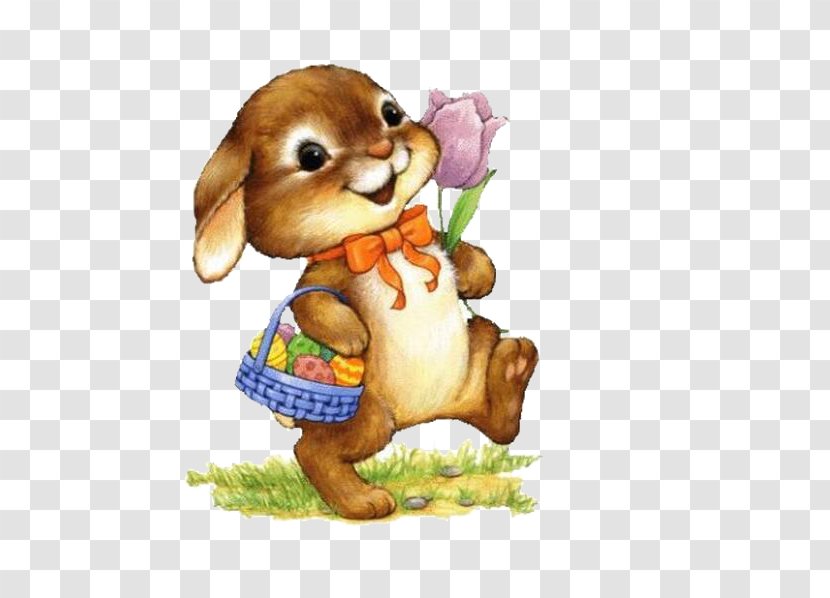 Easter Bunny Wish Hare Dydd Sul Y Pasg - Happy Transparent PNG