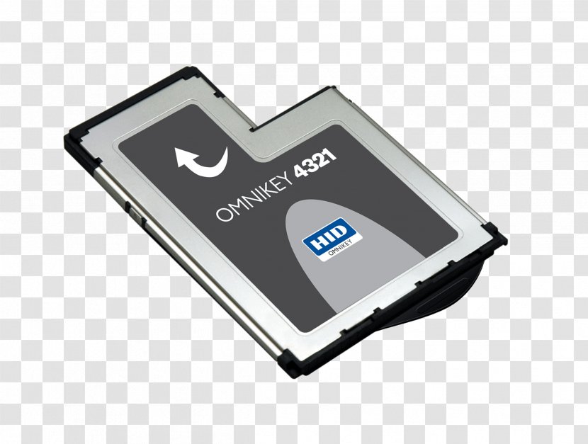 Laptop Card Reader HID Global Smart ExpressCard - Electronics Accessory Transparent PNG