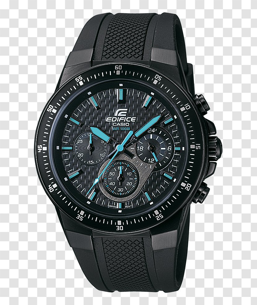 Casio Edifice EF-552PB-1A2 Gents Watch Chronograph Transparent PNG