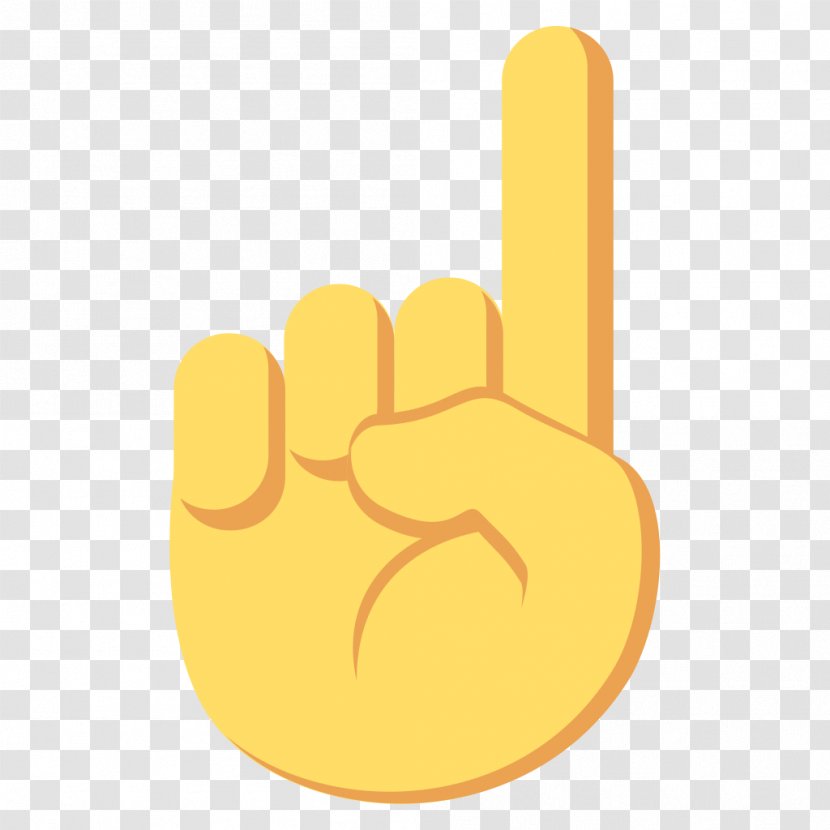 Emojipedia Meaning Index Finger - Thumb Signal - Hand Emoji Transparent PNG