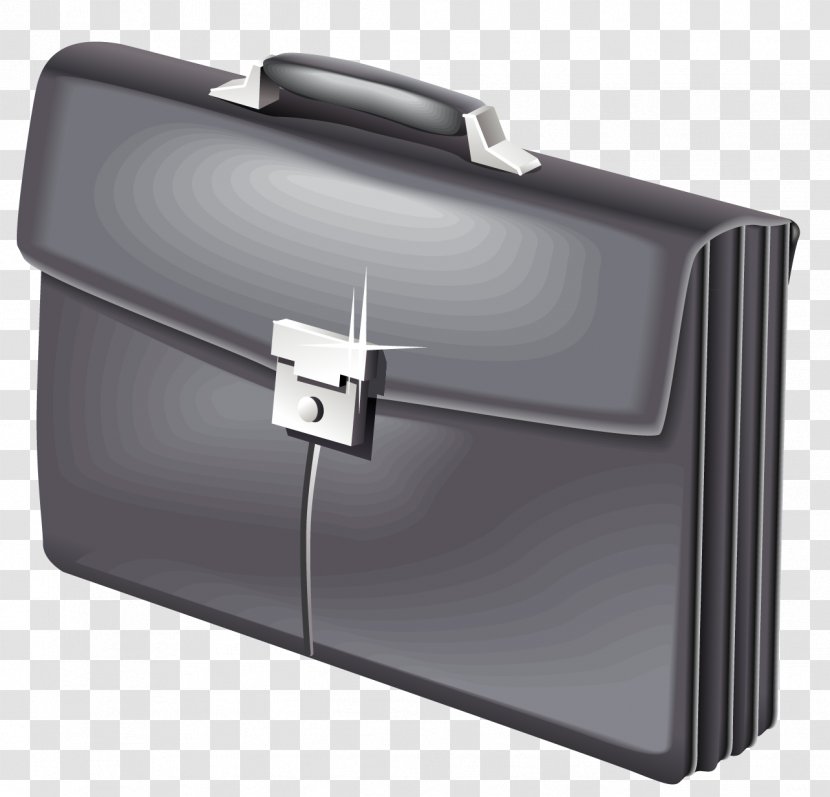 Business Company Management Finance Icon - Briefcase - Cartoon Black Folder Transparent PNG