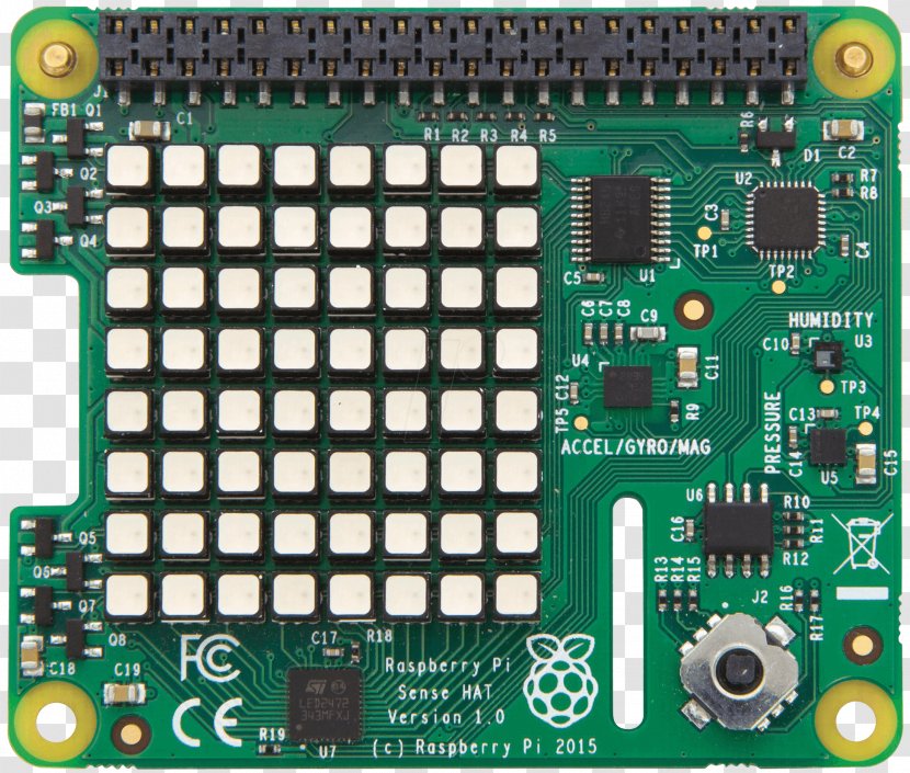 Raspberry Pi Sensor General-purpose Input/output Accelerometer Magnetometer - Electronics Accessory - Piña Colada Transparent PNG
