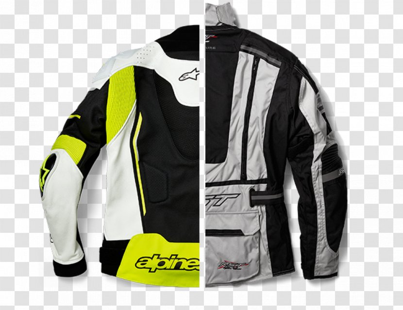 Leather Jacket Textile Outerwear Motorcycle - Personal Protective Equipment - Clothing Transparent PNG
