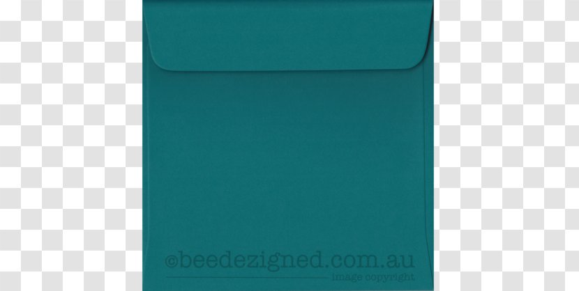 Turquoise Rectangle - Cobalt Blue - Paper Peel Transparent PNG