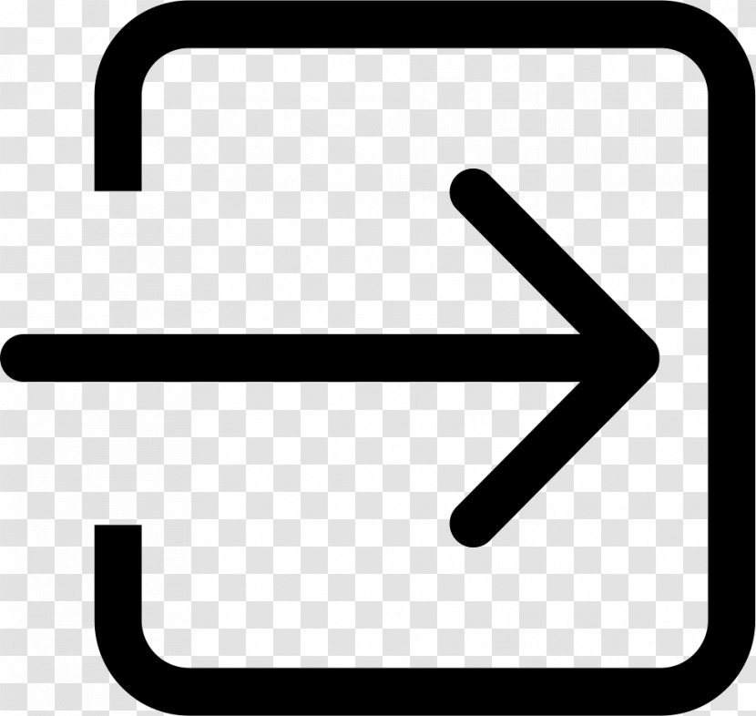 Button Clip Art Pointer Symbol - Monochrome Transparent PNG